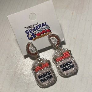 Beaded Ranch Water Earrings